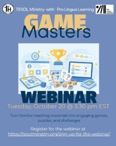 Game Masters Webinar